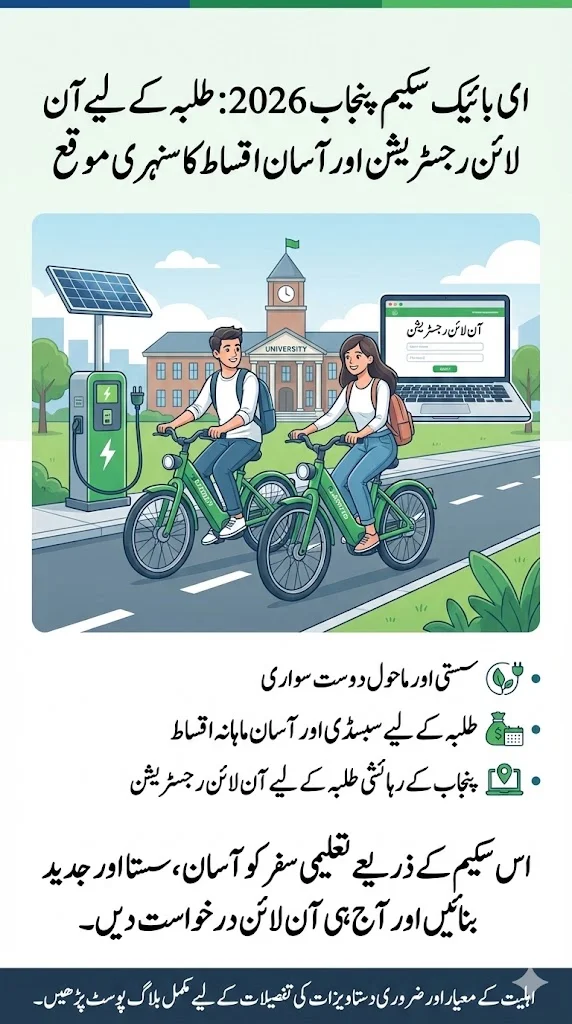 E Bike Scheme Punjab Online Easy Registration 2026