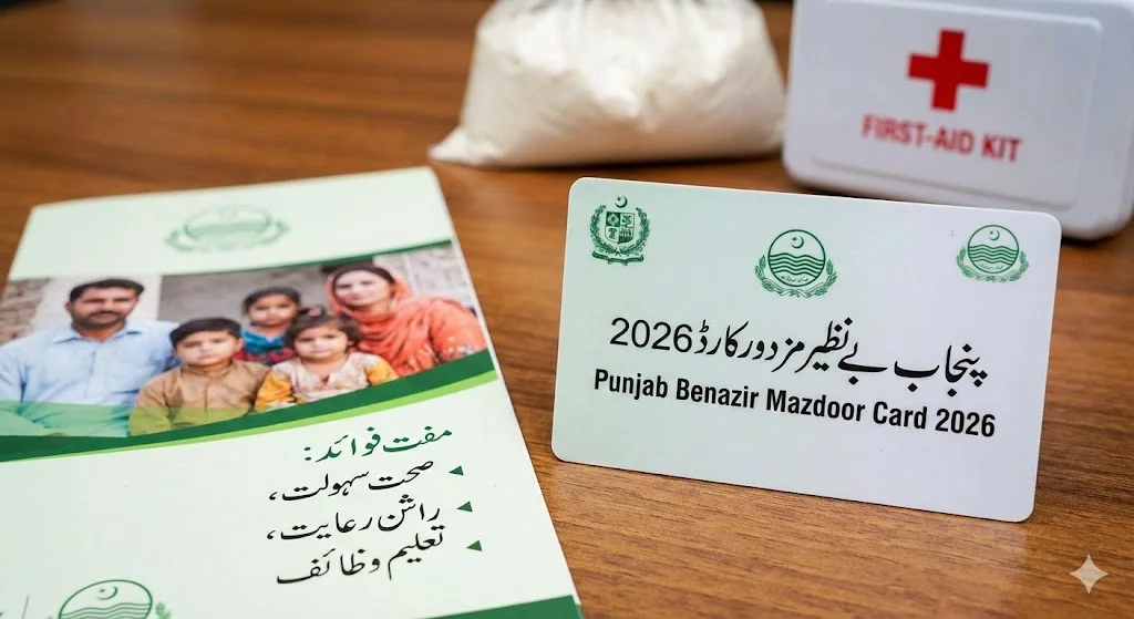 Punjab Benazir Mazdoor Card 2026 Free Benefits