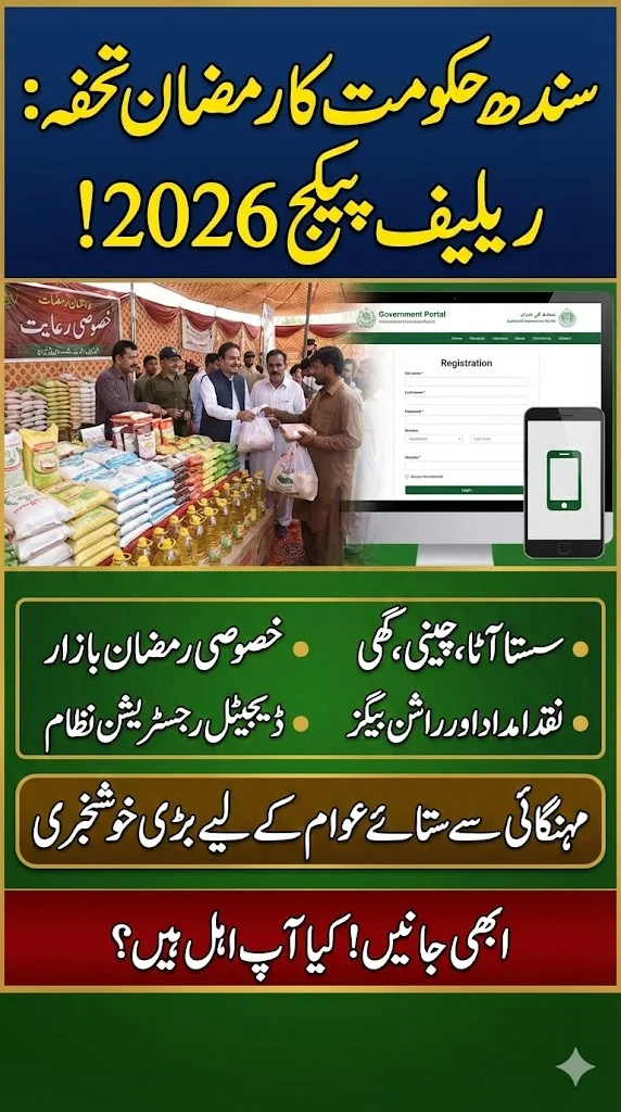 Ramzan Relief Package for Sindh 2026
