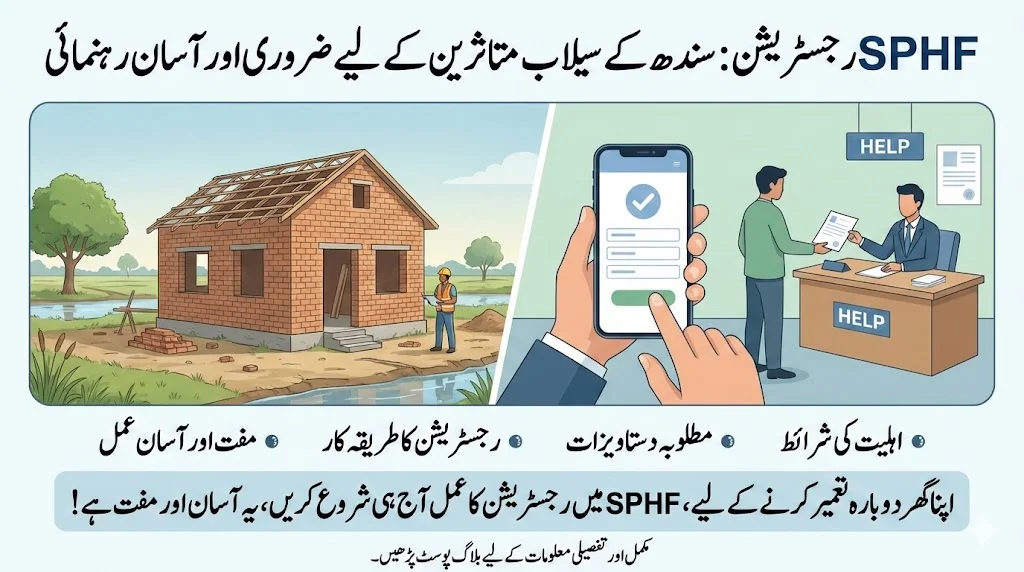 Sindh People’s Housing For Flood Affectees (SPHF) Registration Essential And Effortless Guide