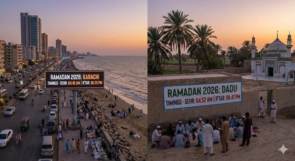 Ramadan 2026: in Karachi And Dadu Timings
