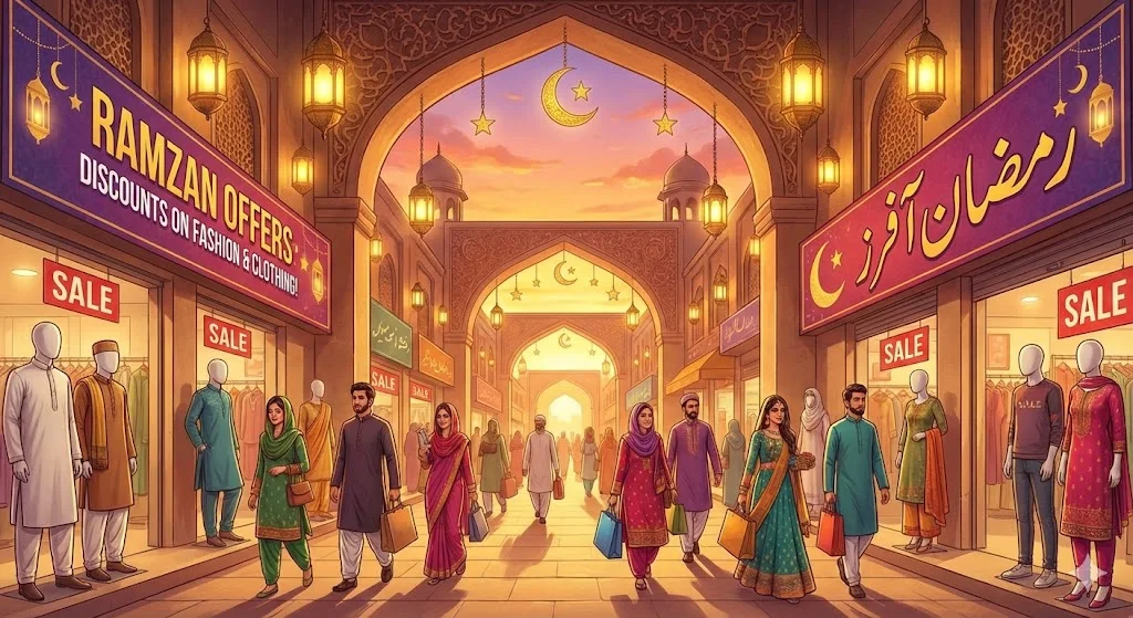 Ramzan Offers: Discounts on Fashion And Clothing!