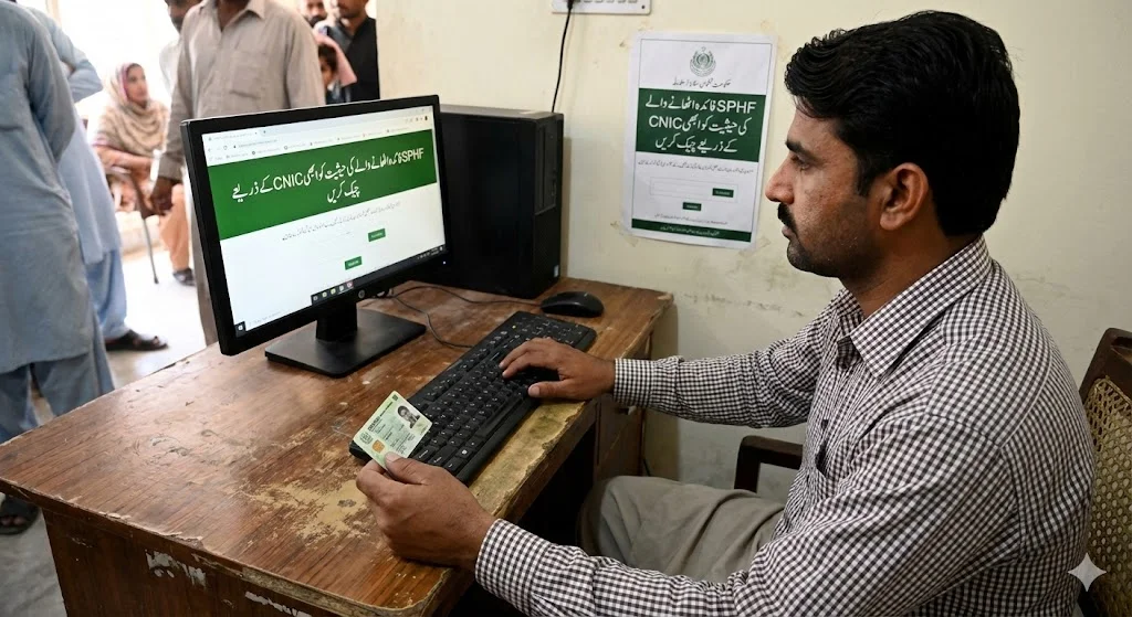 SPHF Beneficiary Status Check Now By CNIC