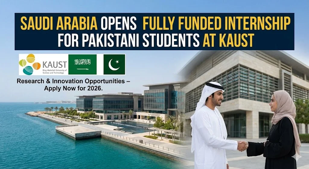 Saudi Arabia Opens Fully Funded Internship for Pakistani Students at KAUST