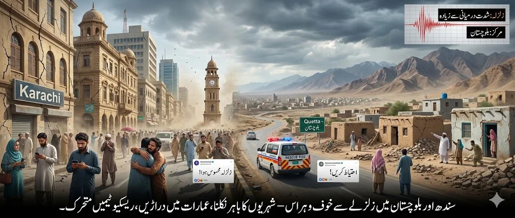 Earthquake: Strong Tremors Ignite Panic in Sindh & Balochistan
